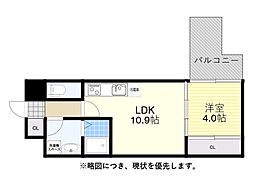 セレスタ 1LDKの間取図画像