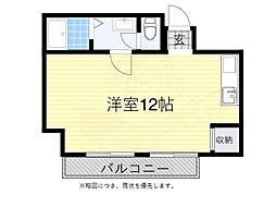 タカラマンション ワンルームの間取図画像