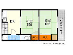 間取図画像 2DK
