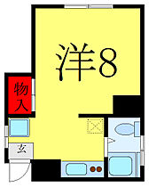 時岡ビル 301 ｜ 東京都北区滝野川6丁目（賃貸マンション1R・3階・20.00㎡） その2