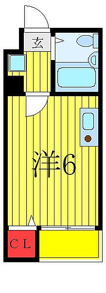 エーデルワイス 403｜東京都文京区本駒込2丁目(賃貸マンション1R・4階・16.00㎡)の写真 その2