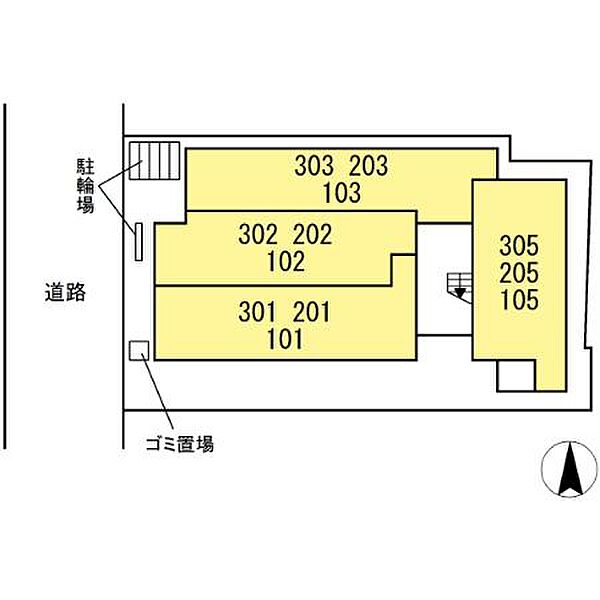 ルリアン千住緑町 201｜東京都足立区千住緑町3丁目(賃貸アパート1LDK・2階・38.05㎡)の写真 その2