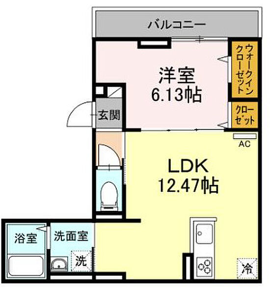 東京都足立区栗原2丁目(賃貸アパート1LDK・3階・42.25㎡)の写真 その2