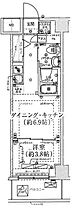 スパシエ千住大橋 305 ｜ 東京都足立区千住河原町（賃貸マンション1DK・3階・25.50㎡） その2