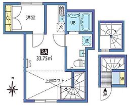 Ciel　Azur 3B ｜ 東京都荒川区西尾久5丁目（賃貸アパート1LDK・3階・36.02㎡） その2