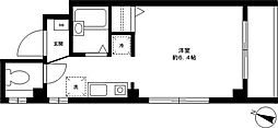 コアロード桜 ワンルームの間取図画像