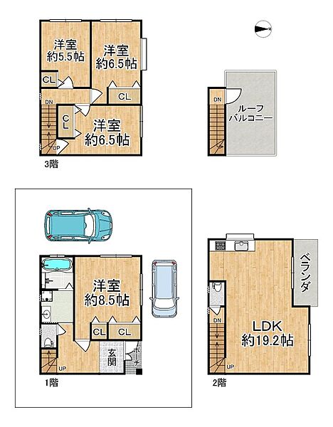 間取りを拡大表示