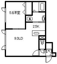 グランピア8－Ｗ4 102 ｜ 北海道旭川市八条西4丁目2（賃貸アパート1LDK・1階・40.70㎡） その2