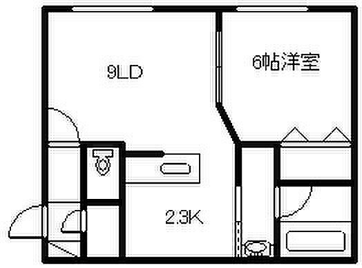 フェリシダ B202｜北海道旭川市東光十三条3丁目(賃貸アパート1LDK・2階・42.12㎡)の写真 その2