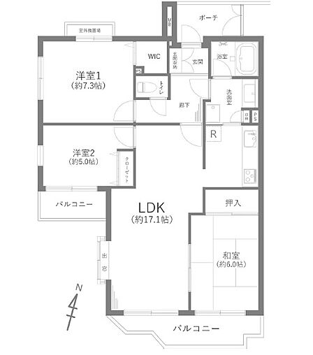 【間取図】