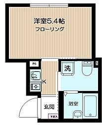 ザ・コートハウス十条2 1Kの間取図画像
