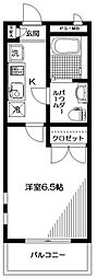 ヴェルデ下落合 1Kの間取図画像