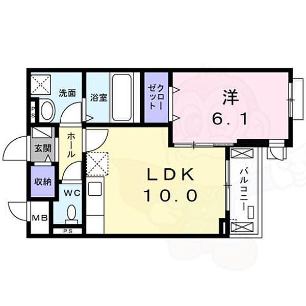 ECO　GLANZ ｜兵庫県尼崎市瓦宮１丁目(賃貸アパート1LDK・3階・40.74㎡)の写真 その2