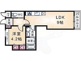 サンクラッソ塚口 202 ｜ 兵庫県尼崎市御園２丁目（賃貸アパート1LDK・2階・33.01㎡） その2