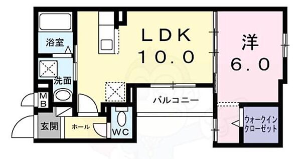 フォーチュンパーク4 ｜兵庫県尼崎市今福２丁目(賃貸アパート1LDK・3階・40.01㎡)の写真 その2