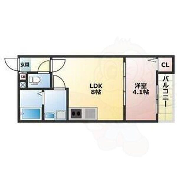 SERiRiA COMFORT KUISE ｜兵庫県尼崎市杭瀬北新町３丁目(賃貸アパート1LDK・1階・30.00㎡)の写真 その2