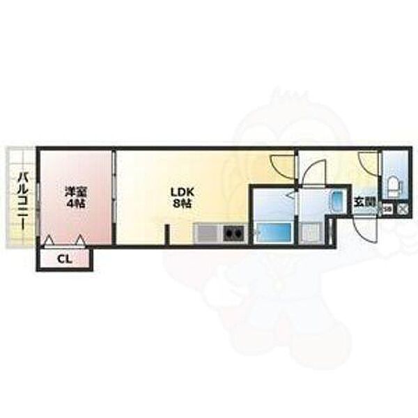 SERiRiA COMFORT KUISE ｜兵庫県尼崎市杭瀬北新町３丁目(賃貸アパート1LDK・3階・30.70㎡)の写真 その2