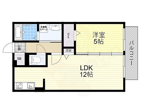 カーサ フェリーチェ 103｜兵庫県尼崎市西難波町２丁目(賃貸アパート1LDK・1階・41.29㎡)の写真 その2