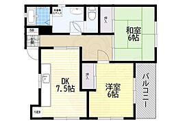 サンハイツ1 2階/201