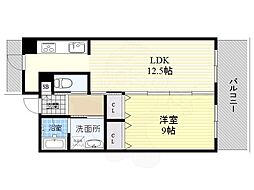 アーバネックス尼崎東難波 1LDKの間取図画像