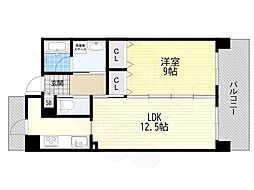 アーバネックス尼崎東難波 1LDKの間取図画像