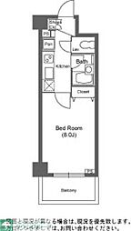 WillDo越谷 1Kの間取図画像