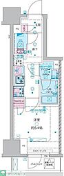 三郷市三郷1丁目マンション 1Kの間取図画像