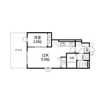 デザインメゾン柏木 101 ｜ 宮城県仙台市青葉区柏木2丁目（賃貸アパート1LDK・1階・31.41㎡） その2