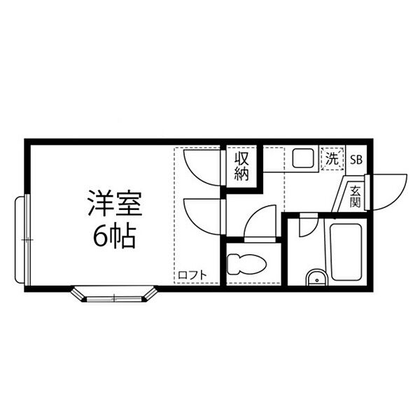 グリーンハイツM 208｜宮城県仙台市青葉区台原7丁目(賃貸アパート1K・2階・19.80㎡)の写真 その2