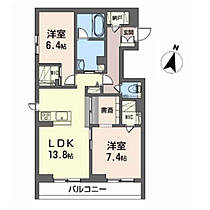 ヴォロンテ上杉  ｜ 宮城県仙台市青葉区上杉3丁目（賃貸マンション2LDK・3階・73.70㎡） その2