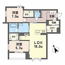 レアリゼ長町  ｜ 宮城県仙台市太白区長町3丁目（賃貸マンション2LDK・2階・81.56㎡） その2