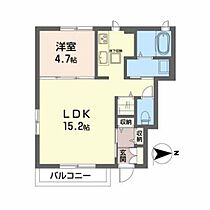 杉山通フラッツ  ｜ 宮城県仙台市青葉区上杉4丁目（賃貸アパート1LDK・1階・44.08㎡） その2