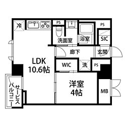 間取図画像 1LDK
