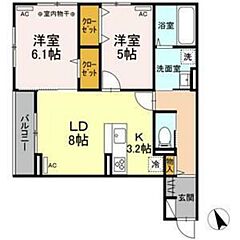 物件の間取り