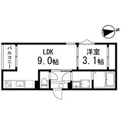 物件の間取り