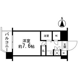 ライオンズマンション上杉二丁目 1Kの間取図画像