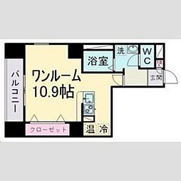 グラン・ドミール仙台駅東 ワンルームの間取図画像