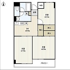 物件の間取り
