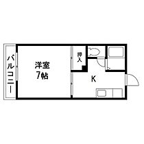 コーポ中澤 102 ｜ 宮城県仙台市太白区向山4丁目（賃貸アパート1K・1階・23.80㎡） その2