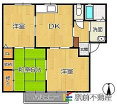 グリーンルーフ福田 A棟 101 ｜ 佐賀県佐賀市本庄町大字本庄954-1（賃貸アパート3DK・1階・54.34㎡） その2