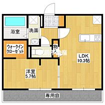 D-town神埼　I 302 ｜ 佐賀県神埼市神埼町本告牟田3107-3（賃貸アパート1LDK・3階・40.05㎡） その2