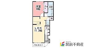 カメリア 102 ｜ 佐賀県佐賀市本庄町大字本庄26-8（賃貸アパート1LDK・1階・44.18㎡） その2