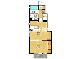 リシェスII 103 ｜ 佐賀県佐賀市鍋島町大字八戸3173-1（賃貸アパート1LDK・1階・40.28㎡） その2