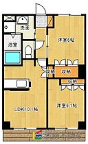 ロイヤルハイツしろいし 203 ｜ 佐賀県杵島郡白石町大字福吉1832-2（賃貸アパート2LDK・2階・51.66㎡） その2