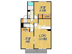 リージャ・パレB棟 2階/205