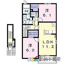 エルメゾンＢ 2階