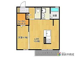 トレゾールブラン 2階