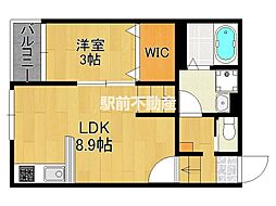 ネクサスレジデンシャルスクエア 1LDKの間取図画像