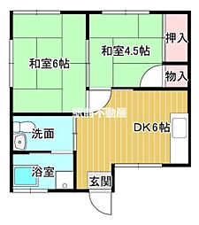 本木室ハイツ 2階