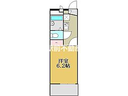 レオパレスアイケイ 1Kの間取図画像
